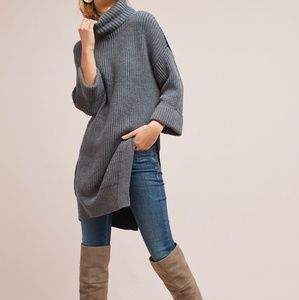 Moth Anthropology 2 Tone Tunic w/ Side Slit